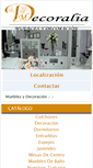 Mobile Screenshot of decoraliamuebles.com